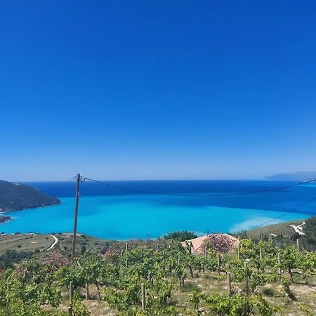 Azure Horizon - Panoramic Myrtos Sea View Apartment * Angon